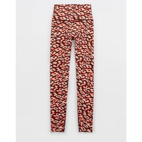 NWT Offline by Aerie Women's Goals High-Waisted 7/8 Leggings Size M Leopard - Picture 1 of 12
